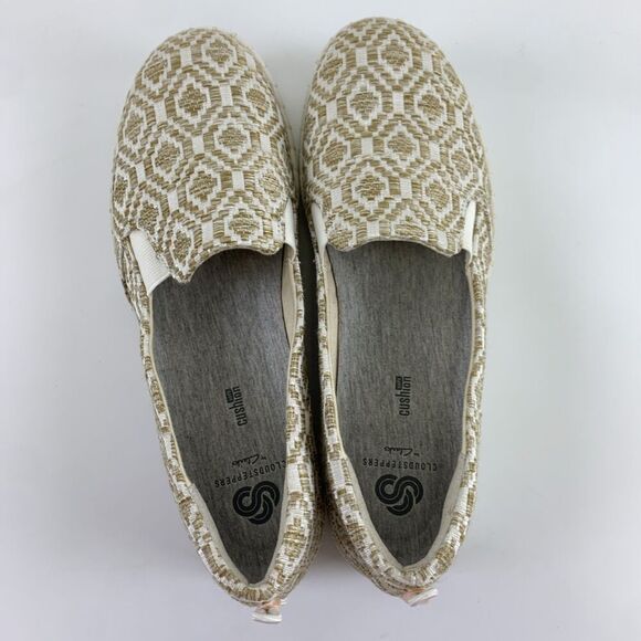 Clarks Cloudsteppers Step Glow Slip On Loafer Soft Cushion Woven Pattern Women 9 - Picture 7 of 13
